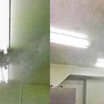 生食用牛肉加工工場の室内の除菌・殺菌用の噴霧システム